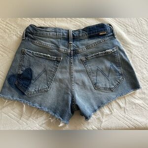 Mother denim heart shorts 🩷